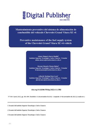 Dialnet Mantenimiento Preventivo Del Sistema De Alimentacion De C 9018750