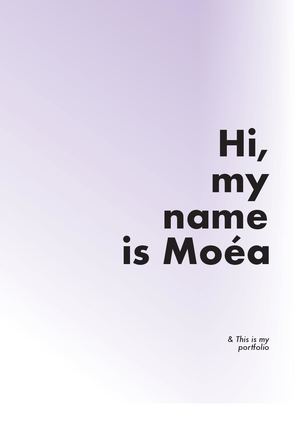Portfolio Moéa Cauet