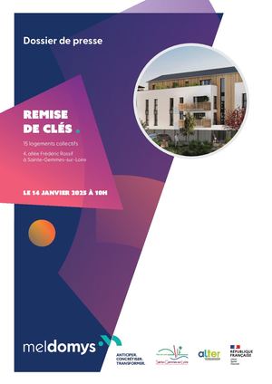 Dossier de presse  - Sainte-Gemmes-sur-Loire : Remise de clés