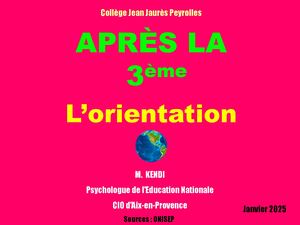 Orientation 3ème Collège Jean Jaurès Peyrolles Novembre 2024 M Kendi Psy En Site Web