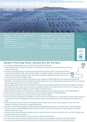 ITINÉRAIRE N°9 - BALADE AU BORD DE LA LAGUNE