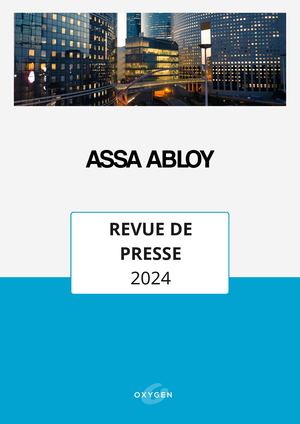 Revue de Presse 2024 Assa Abloy
