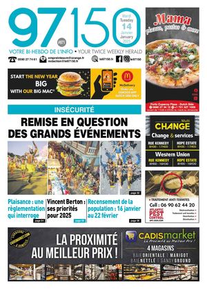 Journal le 97150 - Edition du mardi 14 janvier 2025 - N°871