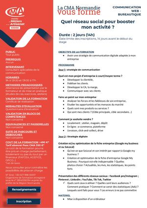 Quel Réseau Social Pour Booster Mon Activité.