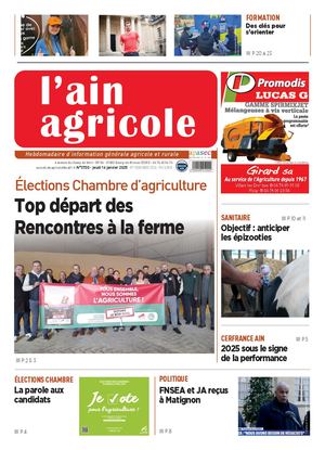 Ain Agricole jeudi 16 janvier 2025