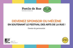 Festin de Rue 2025 - Brochures Sponsors ou Mécènes