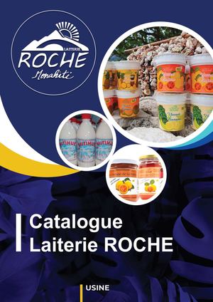 Catalogue Laiterie Roche 2025