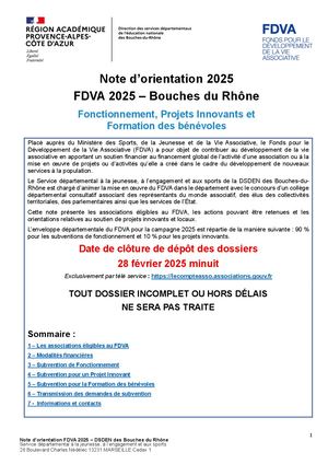 Note Orientation Fdva 2025