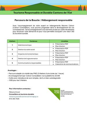 Contenu Hébergement Responsable