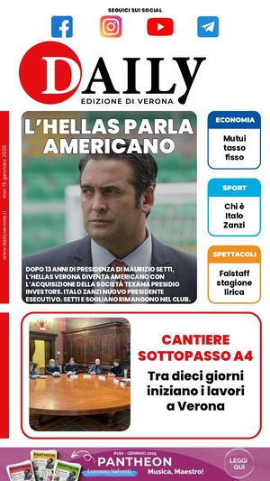 Daily Verona 15 Gennaio 2025