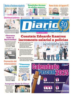 Portada, Jueves 16 De Enero De 2025