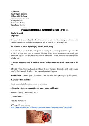 Malalties Dermatològiques 217bd Selena, Martina I Nisrine (1)