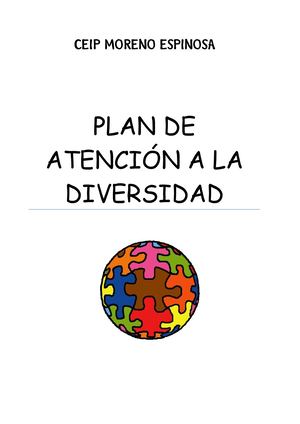 Plan De Atención A La Diversidad 2019