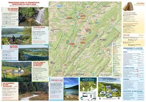 Carte touristique Haut Jura Grandvaux