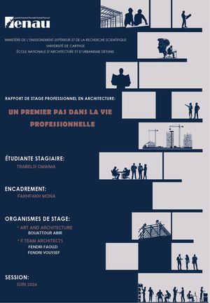 Rapport de stage professionnel en architecture _ Juin 2024