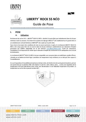 Guide De Pose Liberty Rock 55 Neo