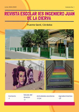 Revista Escolar (Primer Trimestre)