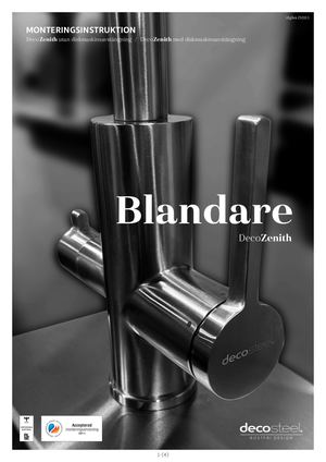 Decosteel Folder Blandare A4 Deco Zenith Final