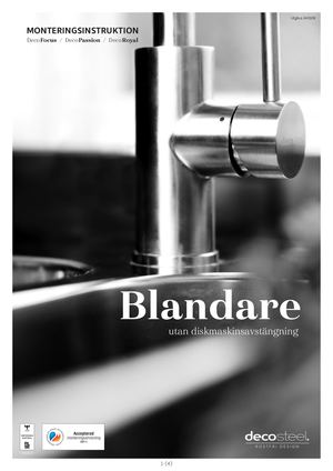 Decosteel Monteringsinstruktion Utan Dmavst 240109