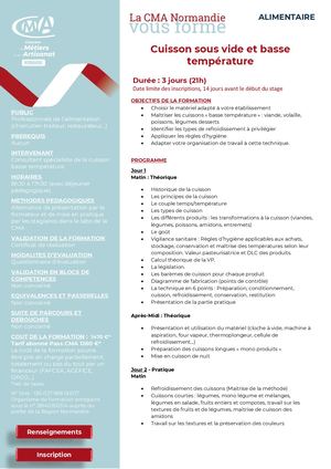 Cuisson Sous Vide Web