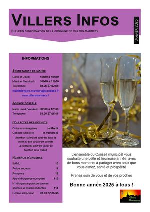VILLERS INFOS - JANVIER 2025