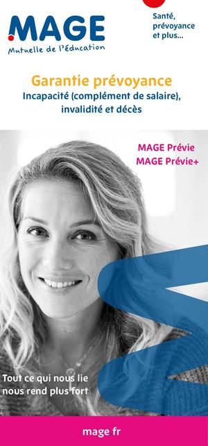 Dépliant prévoyance MAGE
