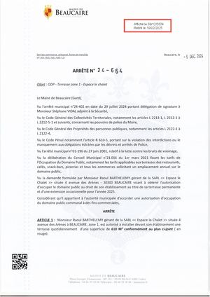 Fichier Parution Des Arrêtés 24 664 à 24 668