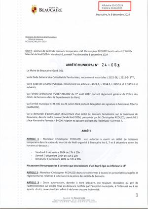 Fichier Parution Des Arrêtés 24 653 à 24 659