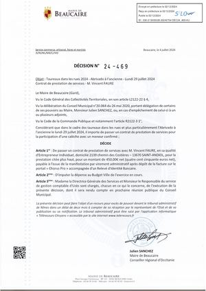 Fichier Parution Des Décisions 24 469 à 24 473 Du 02 12 2024