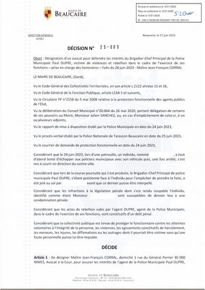Fichier Parution Des Décisions 25 009 à 25 012
