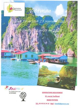 Programme Voyage Vietnam