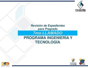 Revisión De Expedientes Pregrado Ingenieria