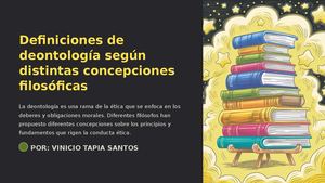 Unidad 1 Definiciones De Deontologia Segun Distintas Concepciones Filosoficas