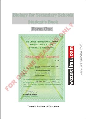 Biology F1 New Waza Elimu Com
