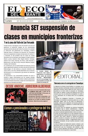 Lunes 20 De Enero De 2025