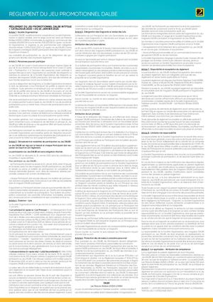 Catalogue Dalbe 2025