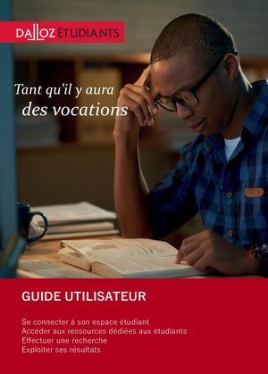 Guide Utilisateur Dalloz Etudiants