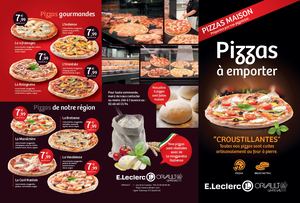 Carte Pizza E.Leclerc Orvault Grand Val