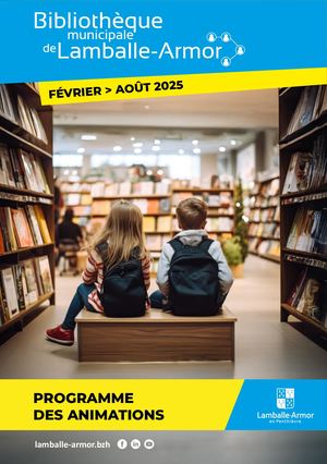 Bibliothèque - Programme de février à août 2025