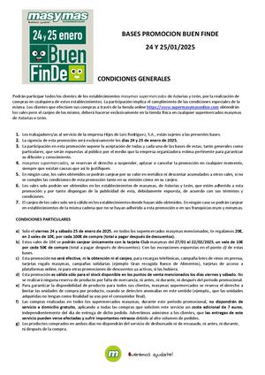 Buen Finde masymas 24 y 25 de enero