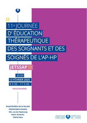 Programme journée d'éducation thérapeutique des soignants et des soignés de l'AP-HP 2025