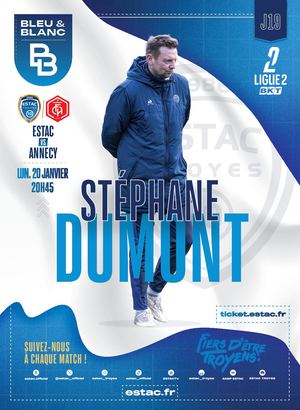J19 - Estac-Annecy : programme de match
