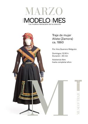 Traje de mujer de Aliste, 1890-1925