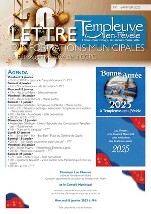 Lettre Infos Janvier 25