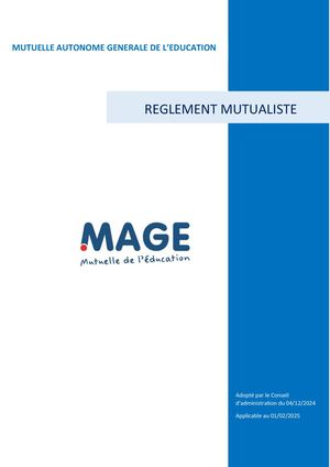 Mage Reg Mut 2025