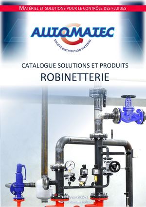 Catalogue Automatec Produits Robinetterie 2019 V1 Compressed