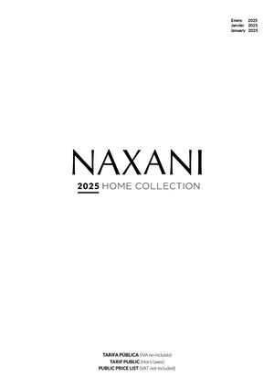Naxani HOME COLLECTION Catalogue