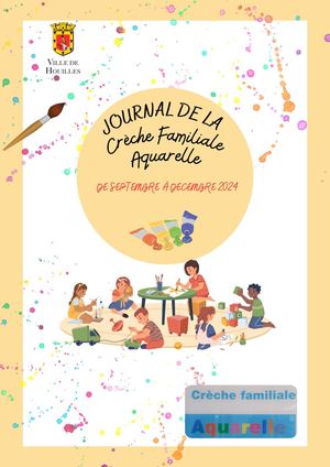 Journal De La Crèche Aquarelle