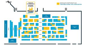 Doras - Plan du Salon 100 % Pros Doras 2025