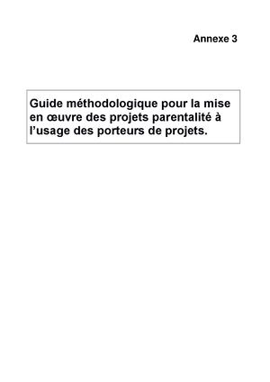 Guide Methodologique
